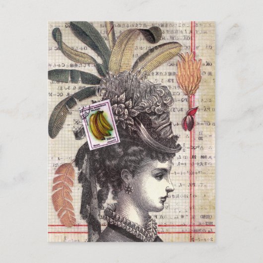 Banana Lady Briefkaart (Voorkant)