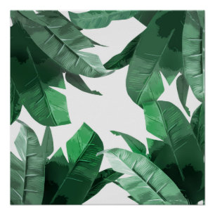 Banana Leaf Art Print Perfect Poster