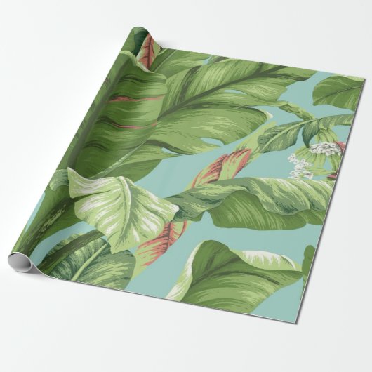Banana Leaf Cadeaupapier (Uitgerold)