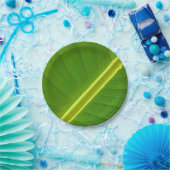 Banana Leaf Macro Papieren Bordje (Feest)