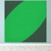BANANA LEAF Tropische Twee Tone Groene Moderne Cur Canvas Afdruk (Insitu (Houten vloer))