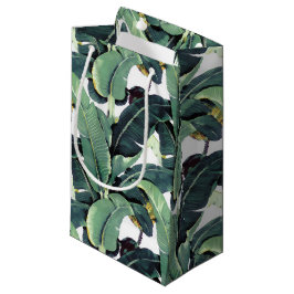 Banana Leaves Palm Tree Tropical Small Gift Bag Klein Cadeauzakje