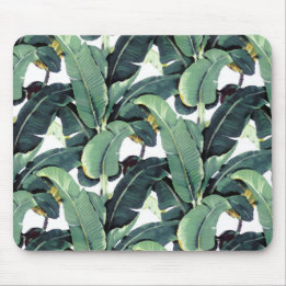 Banana Leaves Palm Tropical Mousepad Muismat