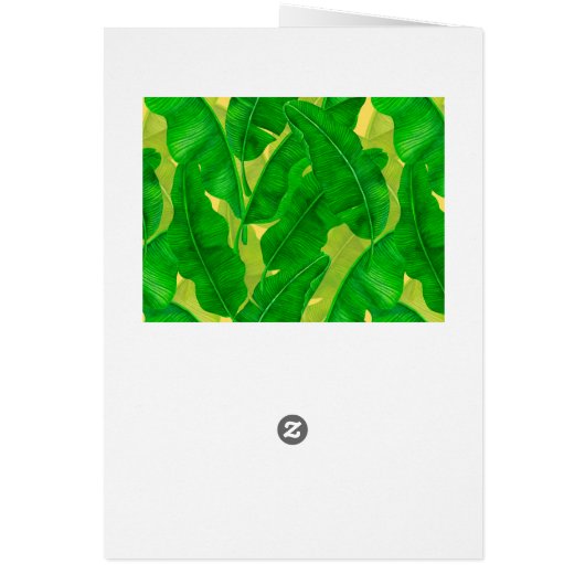 Banana leaves watercolor pattern (Dos)