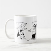 Banana Man Drôle Cartoon Mug (Gauche)
