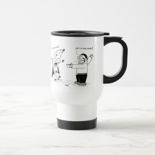 Banana Man Drôle Drôle Cartographie Voyage Mug (Droite)