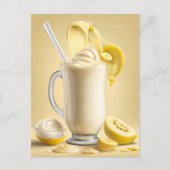 Banana Milkshake, carte postale de poste (Devant)