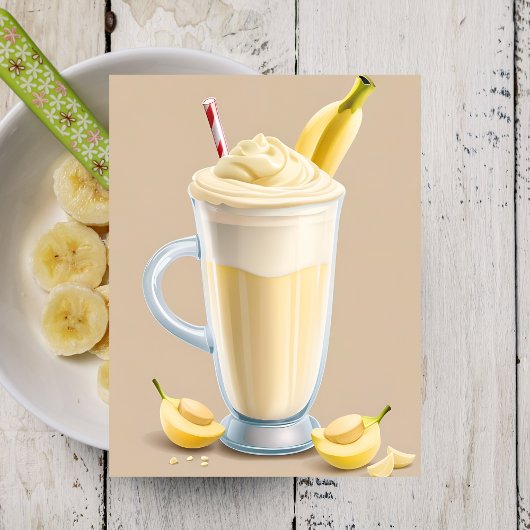 Banana Milkshake, carte postale de poste