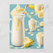 Banana Milkshake, carte postale de poste (Devant)