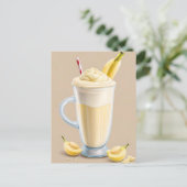 Banana Milkshake, carte postale de poste (Debout devant)
