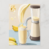 Banana Milkshake, carte postale de poste (Devant)