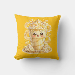 Banana Milkshake Kawaii Coussin Oreiller