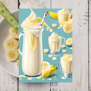 Banana Milkshake, Postcrossing Briefkaart