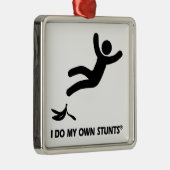 Banana My Ewn Stunts Metalen Ornament (Rechts)