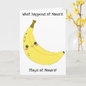 Banana Nana Kaart (Gele Bloem)