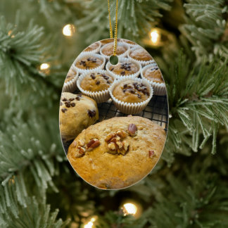 Banana Nut Bread Keramisch Ornament