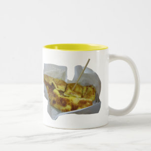 Banana Pancake Roti ... Thai Street Food Tweekleurige Koffiemok