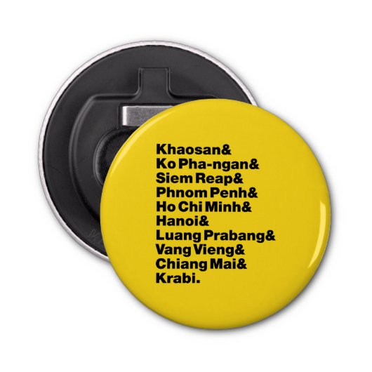 Banana Pancake Trail/Circuit Button Flesopener (Voorkant)