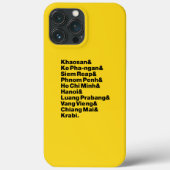 Banana Pancake Trail/Circuit Case-Mate iPhone Case (Achterkant)