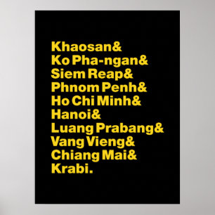 Banana Pancake Trail/Circuit Poster