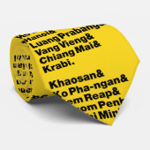 Banana Pancake Trail/Circuit Stropdas (Opgerold)