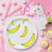 Banana Papieren Bordje (Feest)