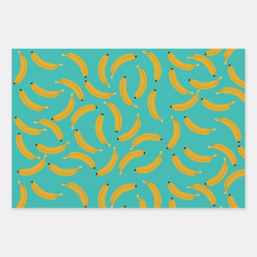 Banana Pattern Inpakpapier Vel (Voorkant 2)