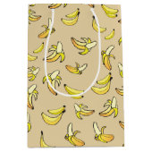 Banana Pattern Medium Cadeauzakje (Voorkant)