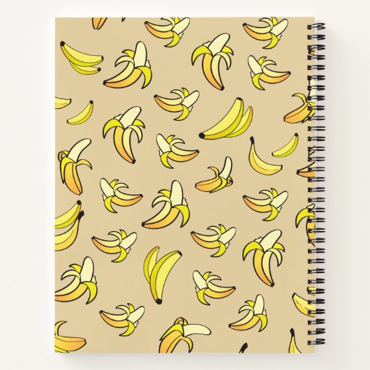 Banana Pattern Notitieboek (Achterkant)