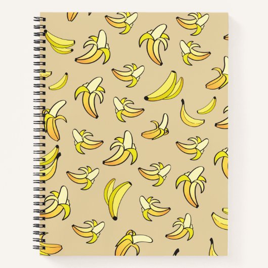 Banana Pattern Notitieboek (Voorkant)