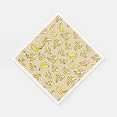 Banana Pattern Servet (Hoek)