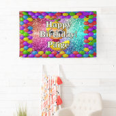 Banana Personnalisé caractère bannière d'anniversa (En situation)