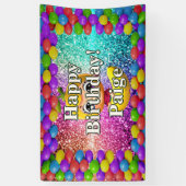 Banana Personnalisé caractère bannière d'anniversa (Vertical)