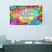 Banana Personnalisé caractère bannière d'anniversa (Salon professionnel)