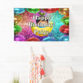 Banana Personnalisé caractère bannière d'anniversa (En situation)