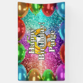 Banana Personnalisé caractère bannière d'anniversa (Vertical)