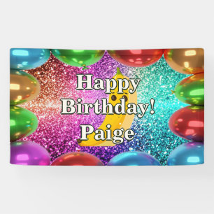 Banana Personnalisé caractère bannière d'anniversa