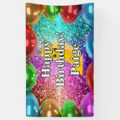 Banana Personnalisé caractère bannière d'anniversa (Vertical)