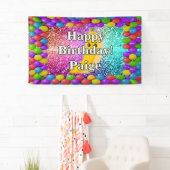 Banana Personnalisé caractère bannière d'anniversa (En situation)