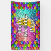 Banana Personnalisé caractère bannière d'anniversa (Vertical)