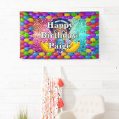 Banana Personnalisé caractère bannière d'anniversa (En situation)