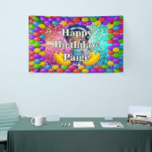 Banana Personnalisé caractère bannière d'anniversa (Salon professionnel)