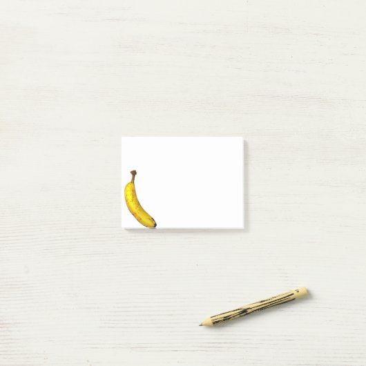 Banana Post-it® Notes (Op bureau)