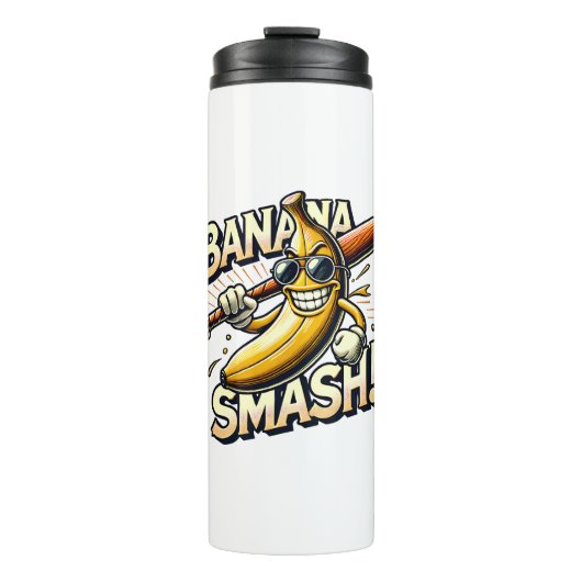 Banana Power-Up Thermosbeker (Voorkant)
