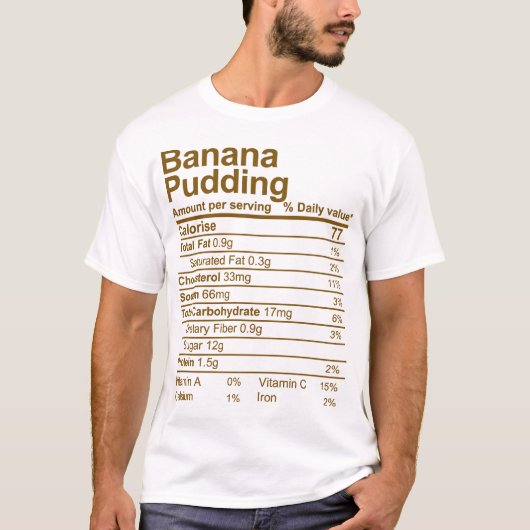 Banana Pudding T-shirt (Voorkant)