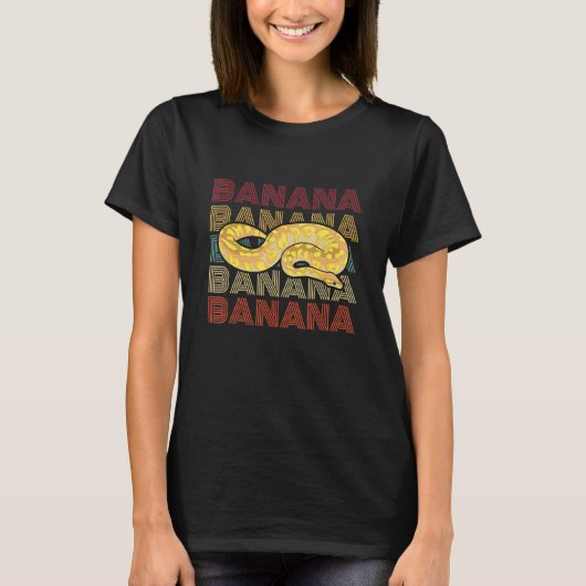 BANANA Quote for a Banana ball python T-shirt (Voorkant)