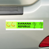 Banana Republic Bumpersticker (Op auto)