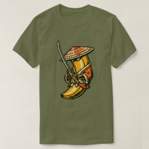 Banana Ronin — Zwervende Samurai Grappige Fruit T-shirt