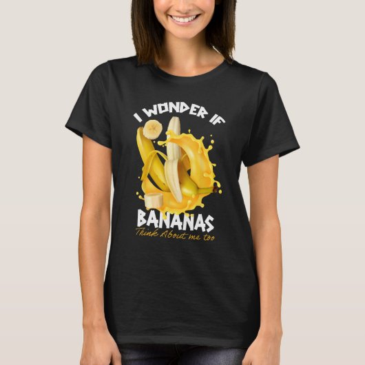 Banana Saying Apparel Bananas Pun T-shirt (Voorkant)