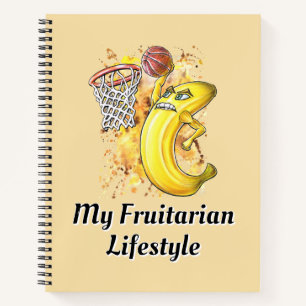 Banana Slam Dunk Shot Fruity titel Notitieboek